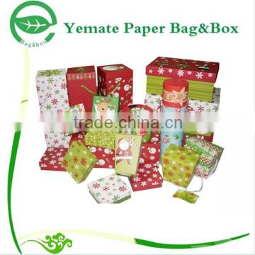 hard chipboard made printed paper gift packaging box