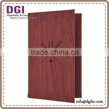 Personalized Hotel Leather Wine Menu Covers / Table Tent / Menu Screw/leather Coaster photo-4