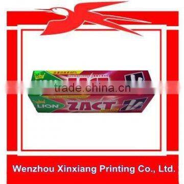 Color Printed Paper Packaging Boxes For Toothpaste