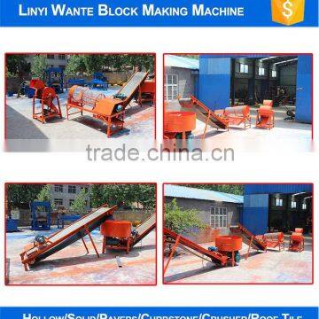 WT2-10 small clay red brick making machine without burning