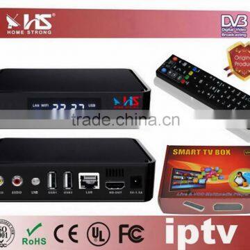 Home Strong IPTV Hybrid DVBS2 Set-top boxes satelite receiver hd