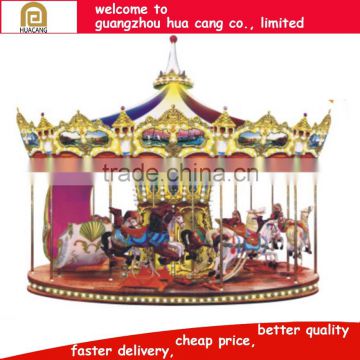 China Amusement outdoor merry-go-round , kids carousel ride, fairground merry go round carousel