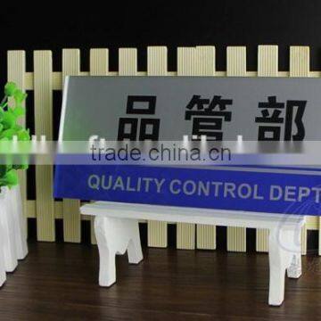 Whole Sale Acrylic Hanging Sign Board for Office Building, Plastic Sign Board for Office photo-5