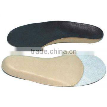 Arch support kids leather orthotic insole