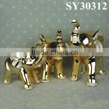 2015 New Design Ceramic Elephant Statues