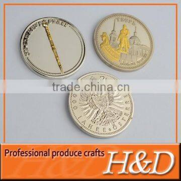 2015 high quality silver coin with customized