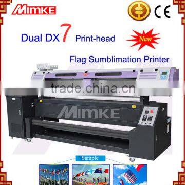 Industrial high speed large format digital sublimation printer M-197Q with double Dx7 Print Head for flag direct printing