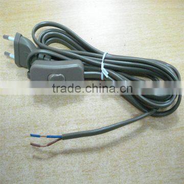 2C*0.75MM2 plug wire cable with switch