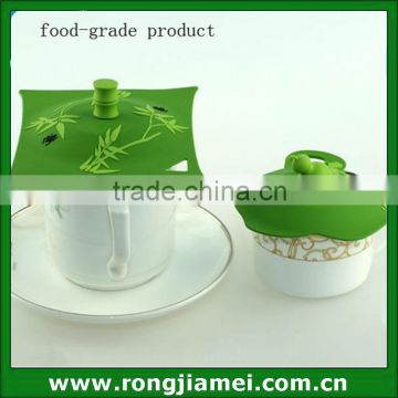 Fashional cute silicone tea cup cover,silicone cover for cup