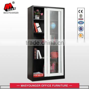 High Quality KD Structure Sliding Glass Door Filing Cabinet photo-3