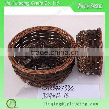 bowl willow basket