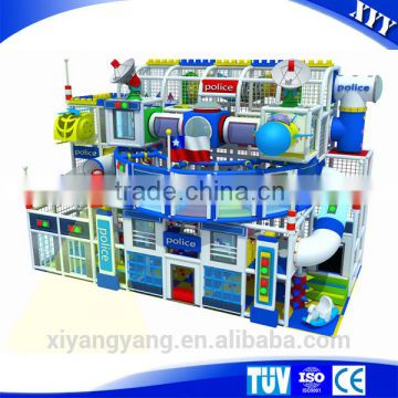 2015 New design police station used commercial kids indoor playground