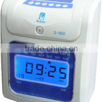 Paying Time Card Punch Attendance Machine photo-2