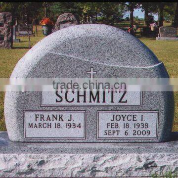 half round shape headstone