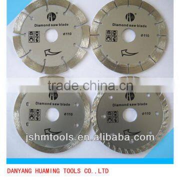 110mm Long Life And Sharp Manufacturer high quality Sharpening Saw Blades For Stone and building material