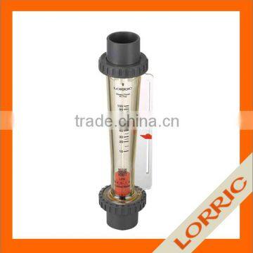 Chemical resistant plastic flowmeter