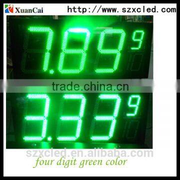 green color large digital display