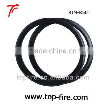 2014 Best-selling 50mm Carbon Rims With Basalt Braking Surface for Road Bike on Sale
