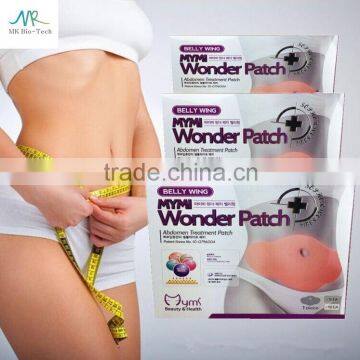 hot sale Korea slim belly mymi wonder patch for weight loss/guarana slimming patch                        
                                                Quality Choice