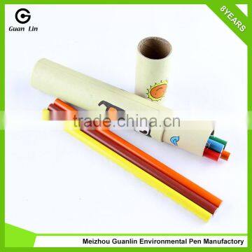 Printing watercolor 6pcs cute tube colorful color paper pencil