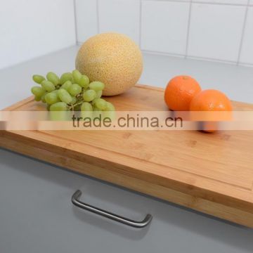 Bamboo Cutting Board with Drip Groove & Cutting Board with Counter Edge