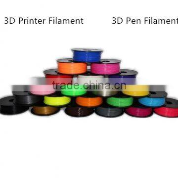 3d pen abs filament for 3d printing 1.75 abs pla nylon pp wood rubber