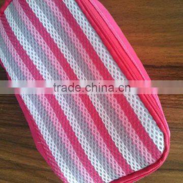 China Factory Stripe Polyester Sandwich Oxford Travel Storage Bag photo-2