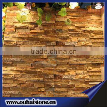 High quality natural slate stone interior wall cladding