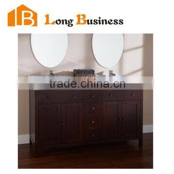 LB-LX2115 Lowest cost wholesale best quality cheap solid wood bathroom floor cabinet