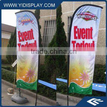 Cheap Teardrop Beach Flag Banner for Advertising photo-2