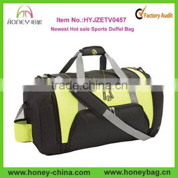 2014 Hot sale Duffel Bag with wet shoes side pocket Sports Duffel Bag