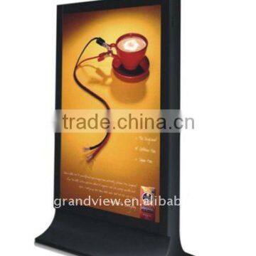 Light box with scrolling picture display