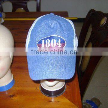 100% cotton jean golf cap with embroidery logo