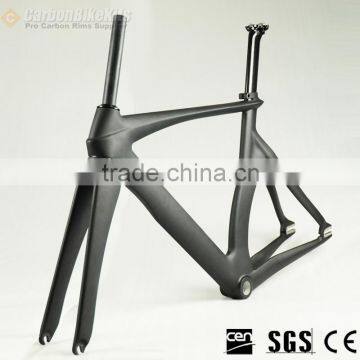 China High Quality 700c Carbon Track Frame CFM023