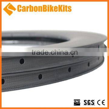 CarbonBikeKits CR50C 23mm Wide 50 Deep 700C Carbon Bicycle Wheel Rims Clincher