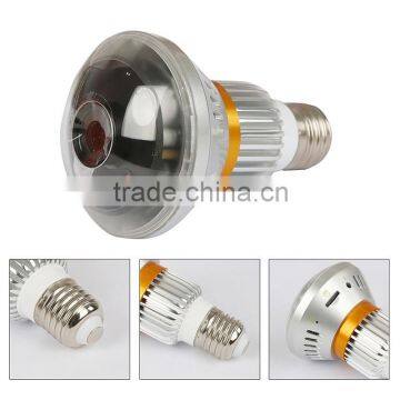 IEEE 802.11b/g/n wifi bulb camera with Motion Dection, Night Vision and Circular Storage