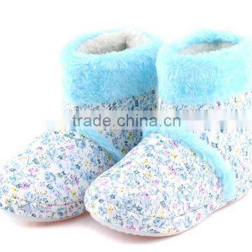 Organic Plush Winter Baby Shoes ,Plush Soft Newborn Baby Shoes, Cheap Soft Baby Shoes