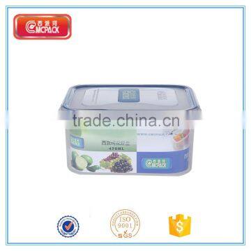 Rectangle Transparent Plastic Food Storage Container Set photo-2