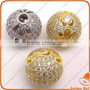 BJ4556 micro pave roundel beads,jewelry beads,zirconia round connector