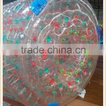 Guangzhou Qihong High Quality PVC Material Inflatable Water Roller For Lake