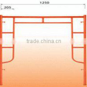 Painted galvanized coated Frame Scaffolding popular in construction