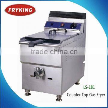 unique chicken potato oil fryer/ counter top gas fryers