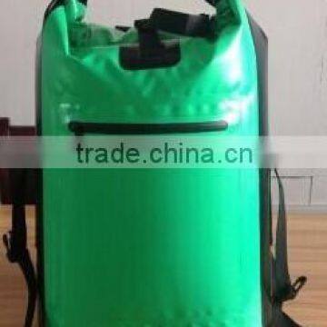 cheap 25L pvc tarpaulin waterproof dry bag backpack