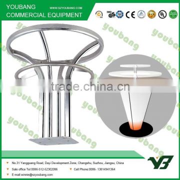 round metal display stand