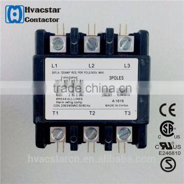 Air Condition Parts Compressor Protect Contactor 3Pole 75Amp 240Vac Definite Purpose ac Contactor