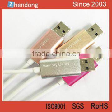 Metal Usb Flash Drive 32gb mobile phone flash memory disk cable