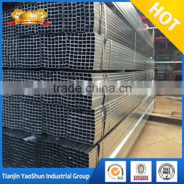 thick zinc coating square tube/ Z40-Z275 galvanized square tube/ Z200 gi square tube