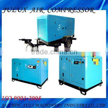 11kw/15hz rotary screw silent portable air compressor