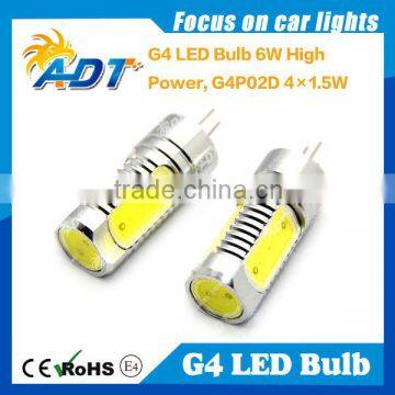 6w,4x1.5w No polar G4 high power led bulb