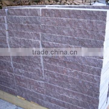 chinese red granite curbstone